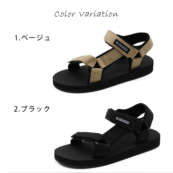 NEEN スポーツサンダル　サンダル　トリプルブラック　27.5㎝ nev18_7.jpg