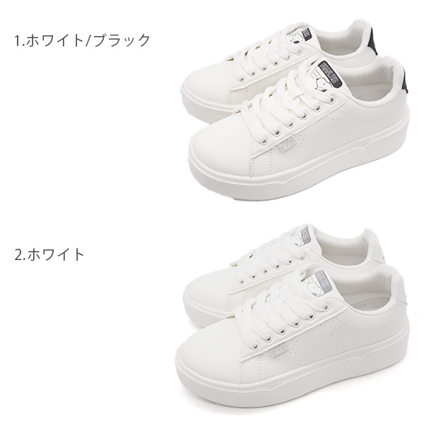 PEANUTS スニーカー レディース 靴 シンプル 軽量 軽い 厚底