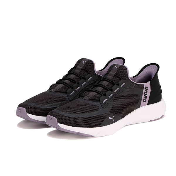プーマ スリッポン レディース 靴 スニーカー 黒 ブラック 白 ホワイト ネイビー グレー スパットシューズ ハンズフリー PUMA SOFTRIDE FLEX LACE EASE IN WD | PUMA | 04