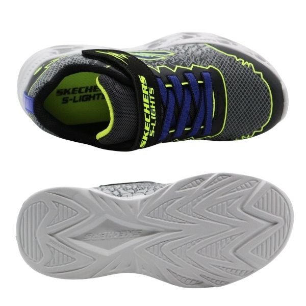 SKECHERS（スケッチャーズ） スニーカー キッズ 子供 靴 黒 ブラック