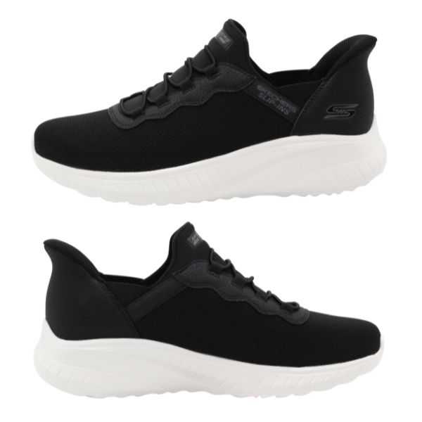 SKECHERS - 定価10890円新品27.5cmスケッチャーズ  黒×灰スリッポン スニーカー SKECHERS スケッチャーズ スニーカー メンズ スリッポン 靴 黒