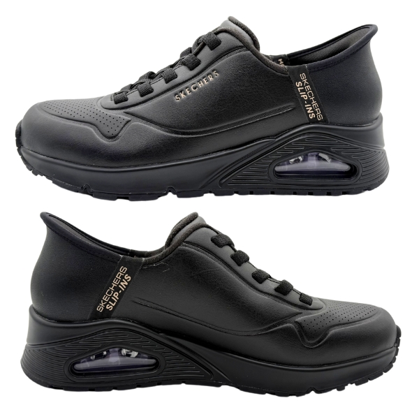【送料0円】 SKECHERS ブラック 黒 靴 レディース スニーカー スケッチャーズ 靴