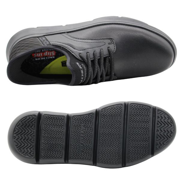 SKECHERS（スケッチャーズ） スニーカー メンズ スリッポン 靴 黒