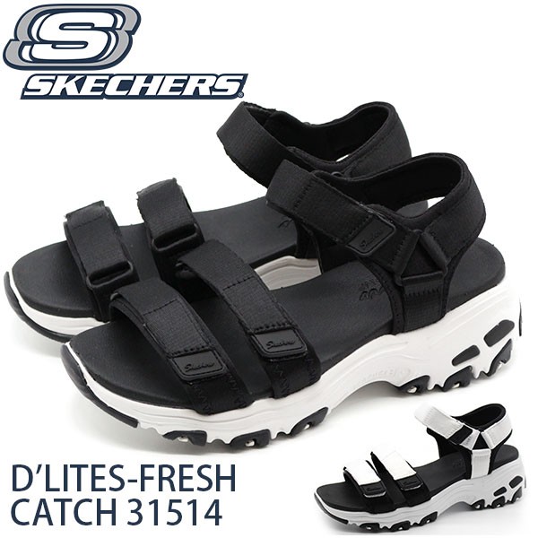 日本未入荷 ★SKECHERS★ D'LITES 厚底 サンダル 関送込 全5色 skec31514.jpg