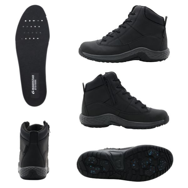 MoonStar（ムーンスター） スニーカー メンズ ハイカット 靴 黒