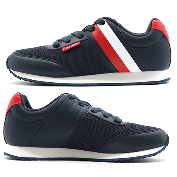 スニーカー キッズ 子供 靴 ジュニア 黒 ブラック トミーヒルフィガー TOMMY HILFIGER TH-100851 TH-100852 TH  BELCOURT JOGGER