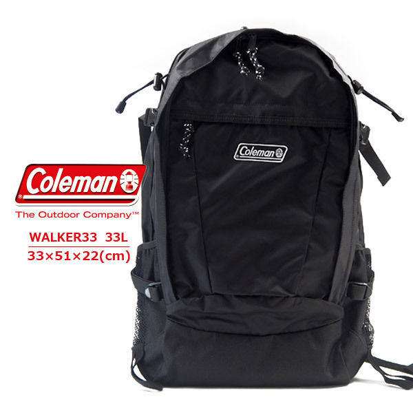 【NEW】コールマン　ウォーカー33(BK) Coleman コールマン リュック WALKER 33 ウォーカー33 メンズ