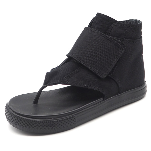 【SALE／77%OFF】コンバース サンダル メンズ レディース 靴 トングサンダル 黒 ブラック 白 ホワイト キャンバス CONVERSE ALL STAR LIGHT THONG V-1 HI オー ライト トング