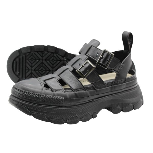 CONVERSE（コンバース） サンダル メンズ 靴 ブラック 黒 レザー