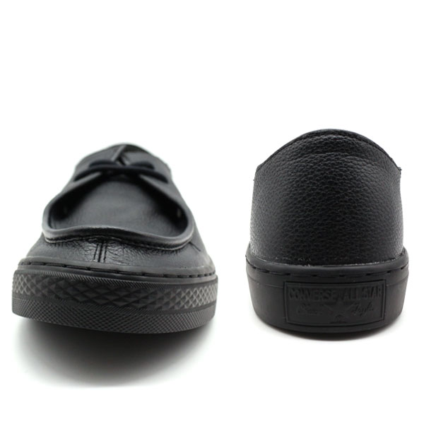 CONVERSE（コンバース） モカシン メンズ 靴 黒 ブラック 革靴 レザー