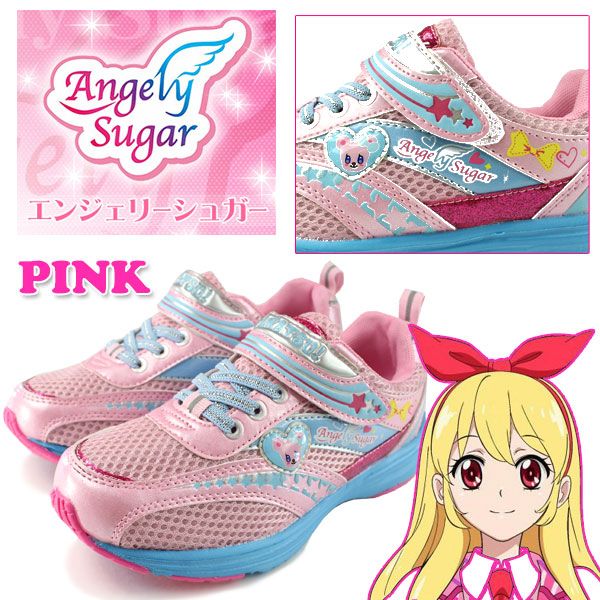アイカツ! カード サイリウムシューズ キラキラけんきゅうせい　キラ キッズ アイカツ！ アイドルカツドウ！ AK-1120 ジュニア スニーカー