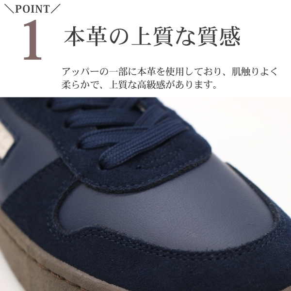 Lee（リー） スニーカー レディース 靴 ネイビー グレー ホワイト