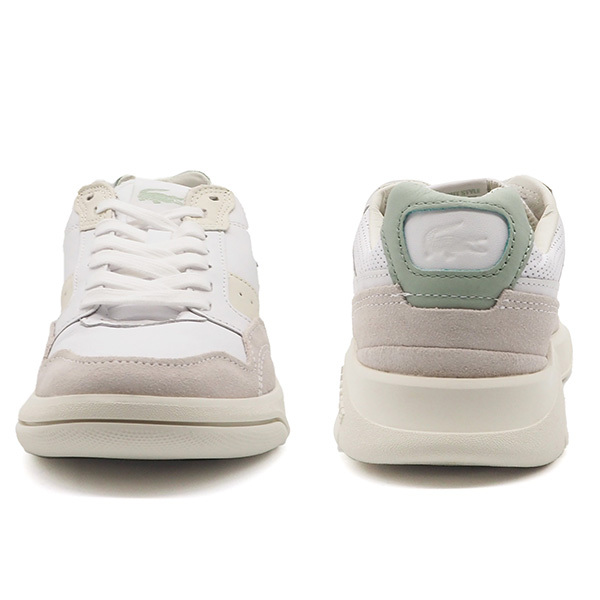 LACOSTE（ラコステ） スニーカー レディース 靴 白 ホワイト シンプル