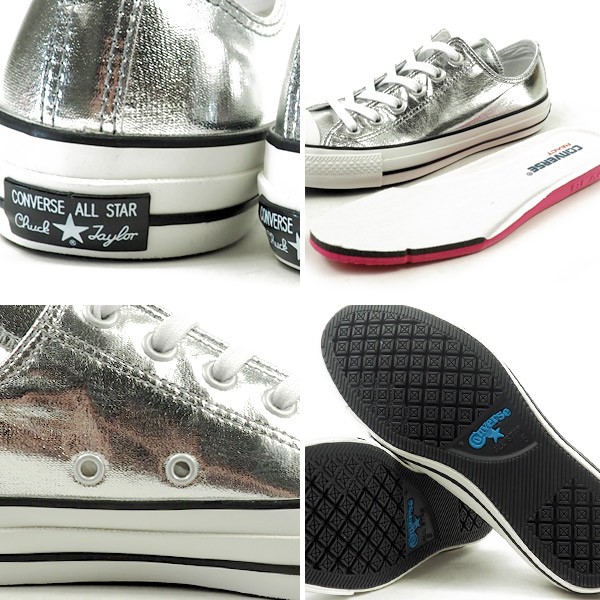 コンバース CONVERSE スニーカー ALL STAR 100 SHINYMETALLIC OX オールスター 100シャイニーメタリック OX  1SC254 レディース