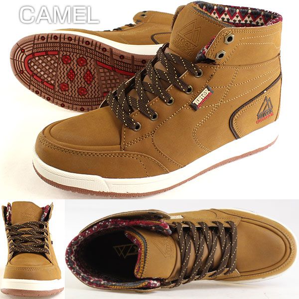 TULTEX OUTDOOR TEX-914 防水 防滑 メンズ ハイカット スニーカー