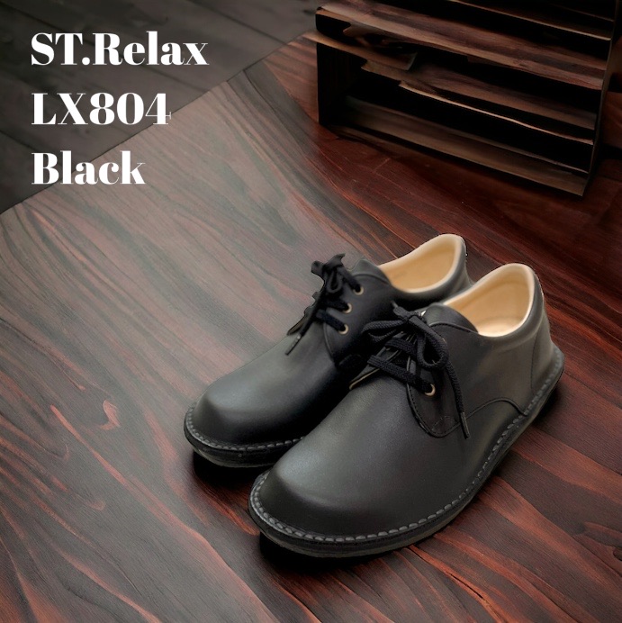 ST.Relax コンフォートシューズサボタイプ／BLK／DBR／RED／BG 