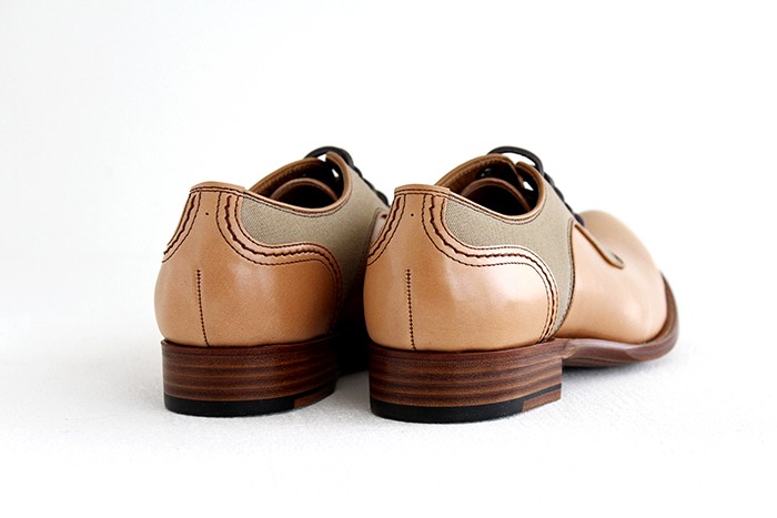 chausser ショセ ナチュラルコードバン プレーントゥ レース