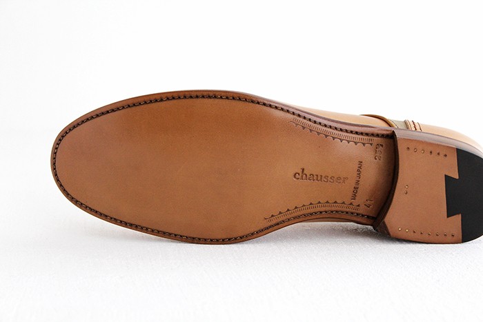 chausser ショセ ナチュラルコードバン C-740 chausser ショセ ナチュラルコードバン プレーントゥ レース