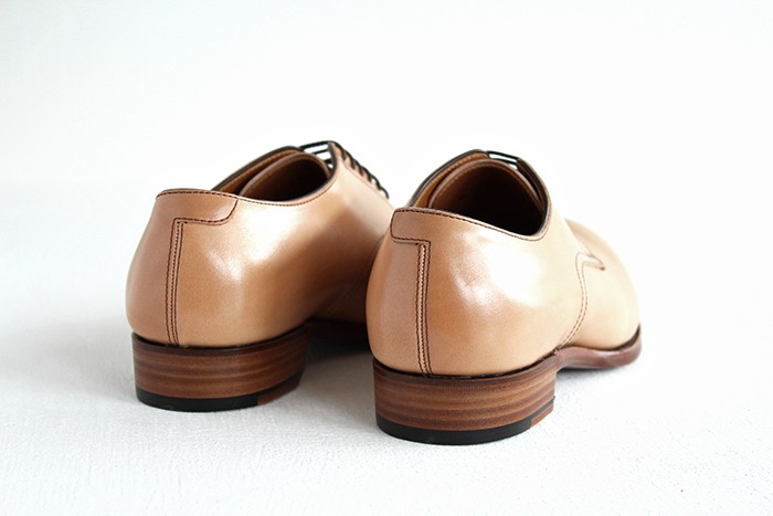 chausser（ショセ） ナチュラルコードバン プレーントゥ レースアップ
