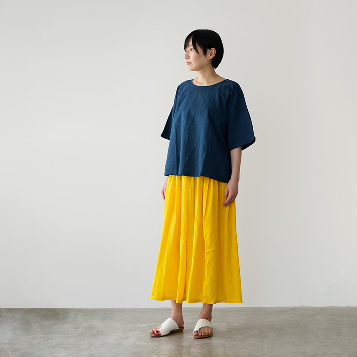 ヂェン先生の日常着　キュロットスカート ヂェン先生の日常着｜キュロットワイドパンツ アイボリー