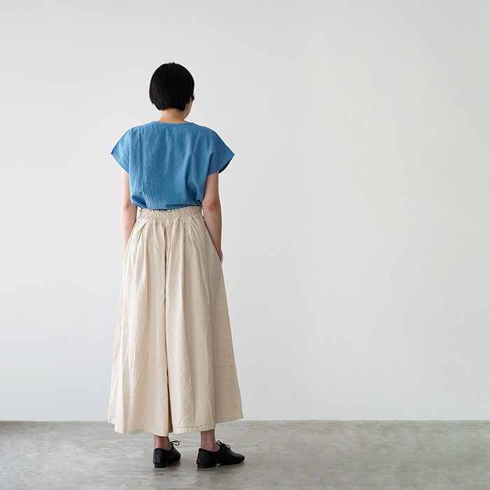 ヂェン先生の日常着 キュロットワイドパンツ 31110402