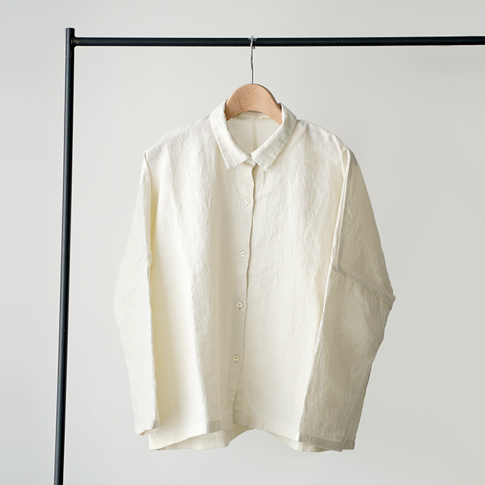 evam eva エヴァムエヴァ シャツ ウォーターリネン water linen