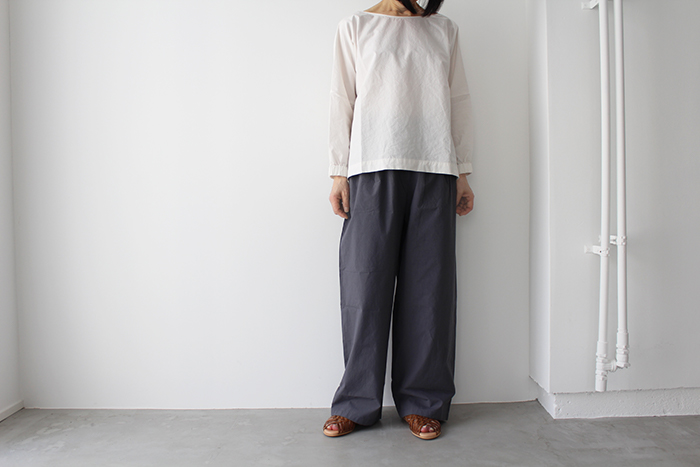 evam eva エヴァムエヴァ cotton wide pants コットン ワイド パンツ E221T110 レディース : evameva-e221t110  : hana online-shop Yahoo店 - 通販 - Yahoo!ショッピング