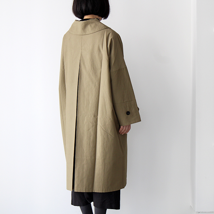 Honnete オネット NEW ROUND COLLAR COAT ニューラウンドカラーコート