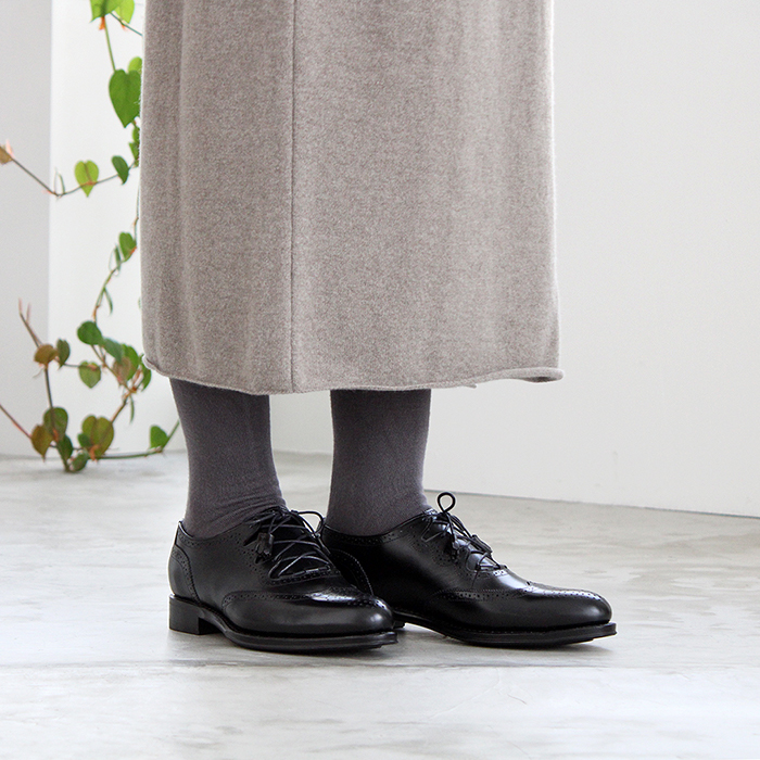 JALAN SRIWIJAYA（ジャラン スリウァヤ） ギリー シューズ 99042 BLACK