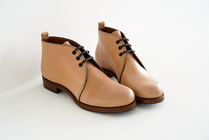 plus by chausser 別注 ショセ ナチュラル コードバン ブーツ