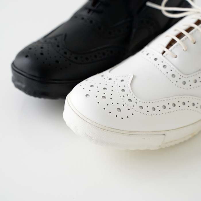 chausser ses amis セザミ ウイングチップレザースニーカー SA