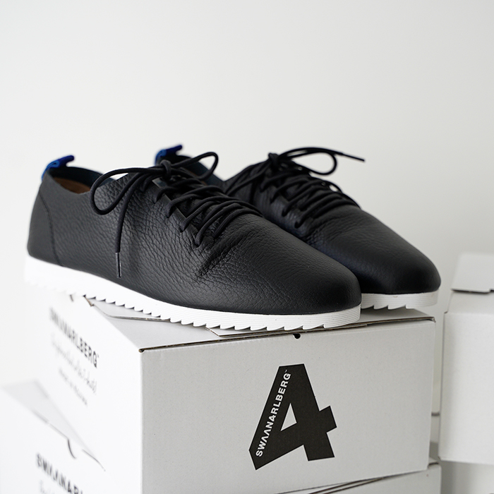 【希少】SWAANARLBERG レースアップシューズ レザー コルクシューズ スワンアルバーグ レースアップ シューズ SWAANARLBERG LACE-UP