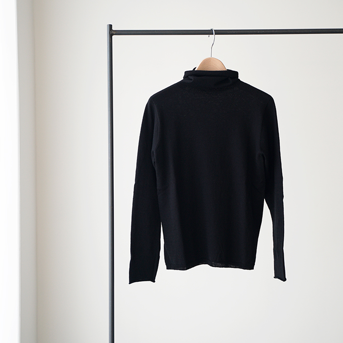 evam eva エヴァムエヴァ cotton cashmere turtleneck コットン