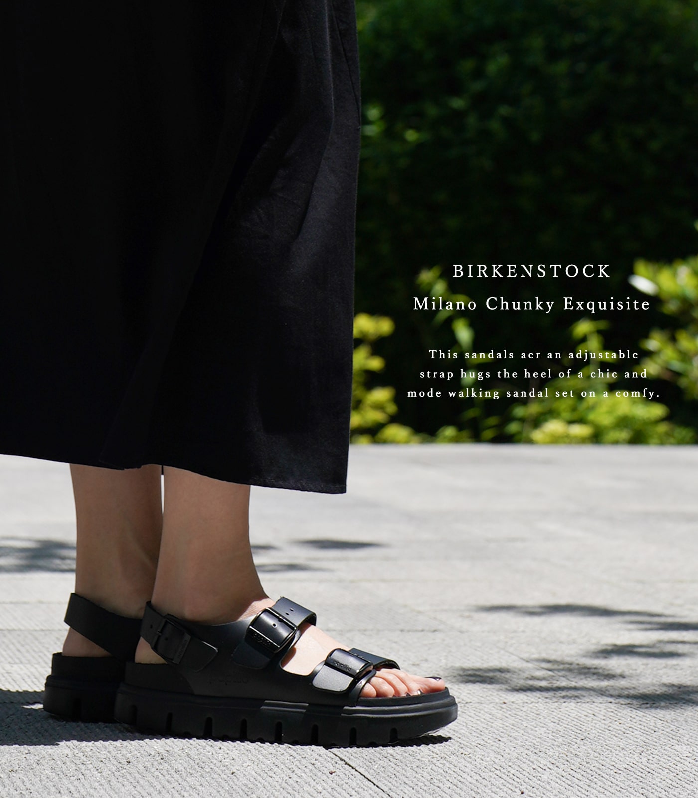 ビルケンシュトック ビルケン サンダル レディース ミラノ チャンキー EXQ ナロー ブラック 黒 BIRKENSTOCK Milano  Chunky Exquisite Narrow Black 1024608 : 1024608 : QATARI - 通販 - Yahoo!ショッピング