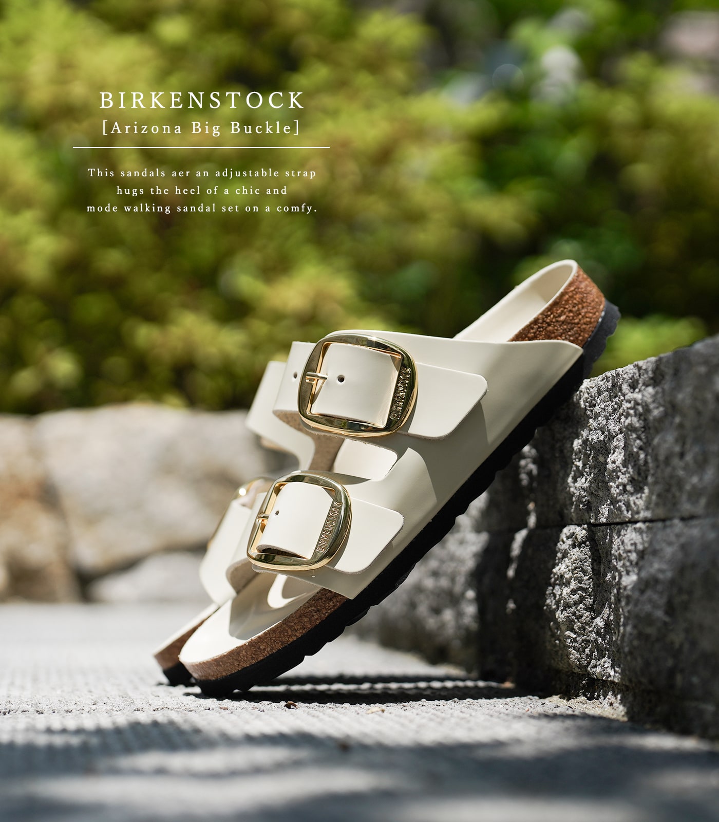 ビルケンシュトック ビルケン サンダル レディース アリゾナ ビッグバックル ハイシャイン エクリュ BIRKENSTOCK Arizona Big  Buckle High-Shine Ecru 1026128 : 1026128 : QATARI - 通販 - Yahoo!ショッピング