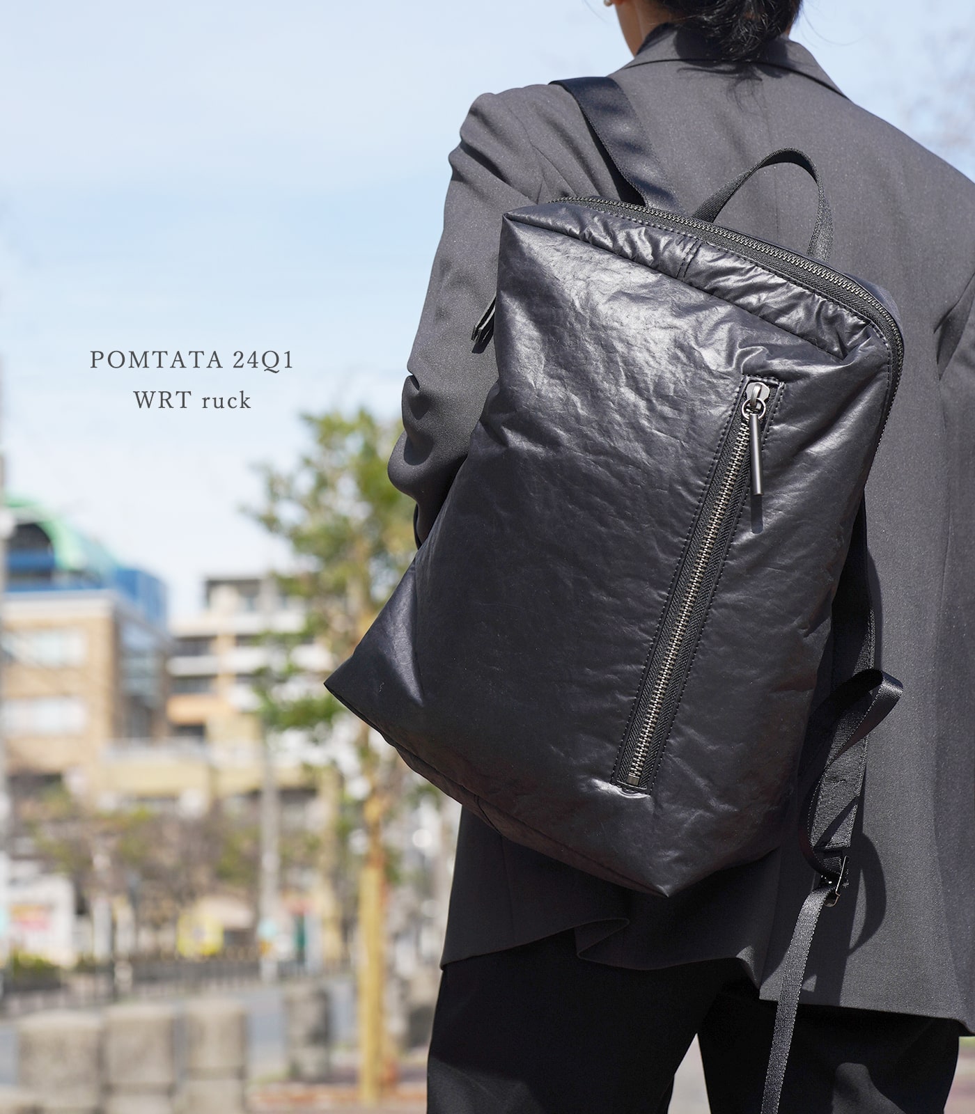 POMTATA ポンタタプリーツバック¥14800