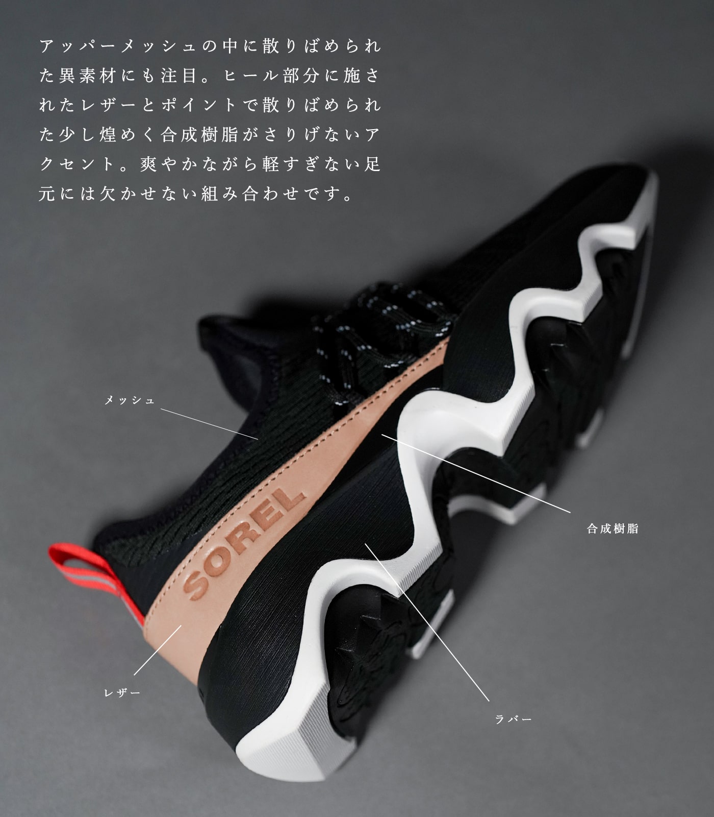 キネティックレース スニーカー 厚底スニーカー レディース ソレル
