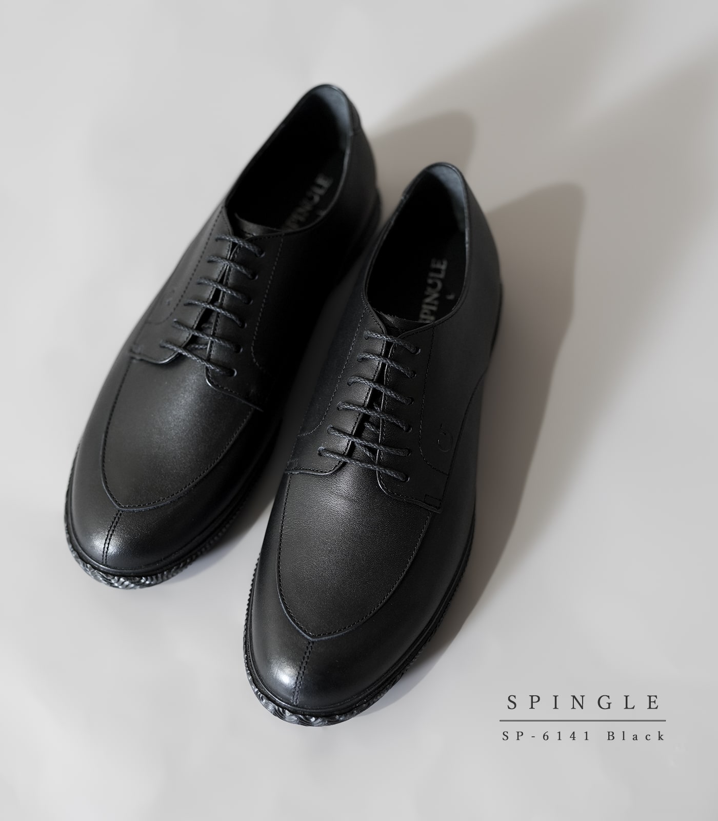 SPINGLE スピングル メンズ 革靴 ビジネスシューズ Vチップ 防水