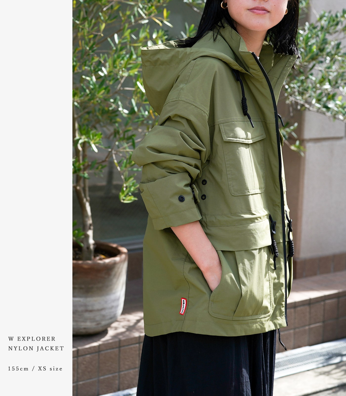 レビュー特典あり HUNTER ハンター アウター ウィメンズ エクスプローラー ジャケット W EXPLORER NYLON JACKET