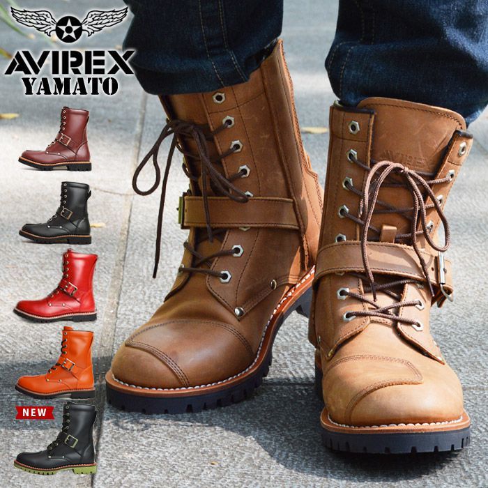 AVIREX アビレックス YAMATO ヤマト ワークブーツ ライダースブーツ バイク バイカーズ ブーツ メンズブーツ エンジニアブーツ 靴  メンズ 2021 冬
