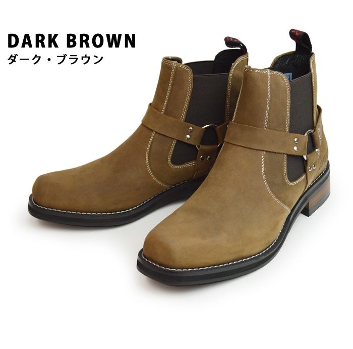 AVIREX / サイドゴアブーツ/25cm/BRW/レザー/2710 AVIREX アビレックス DESTROYER デストロイヤー アヴィレックス 本革