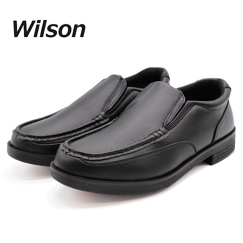 Wilson コンフォート カジュアルシューズ メンズ スリッポン 幅広4E 軽量靴 ビジカジ｜shoesstore-reodert｜02
