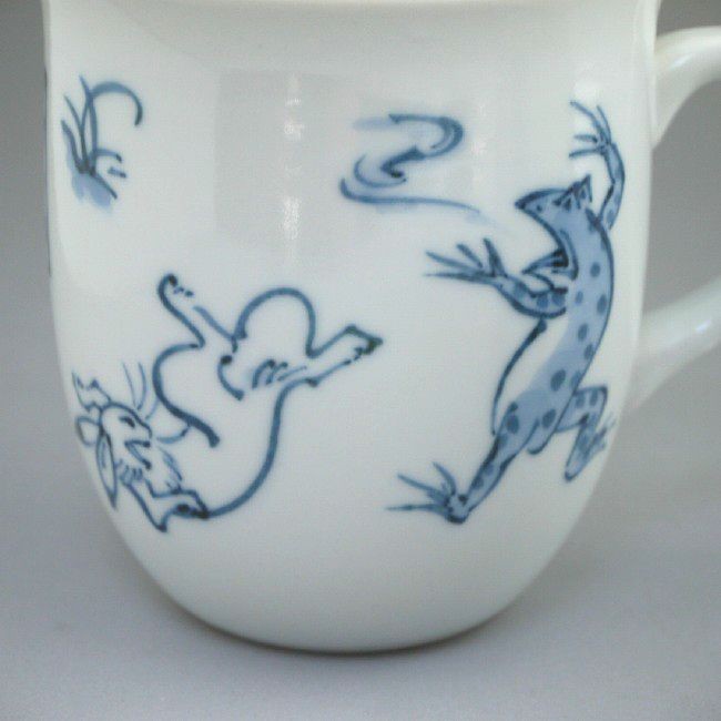 京焼 清水焼 染付鳥獣戯画ペアマグカップ : 松韻堂 Yahoo!店 - 通販 