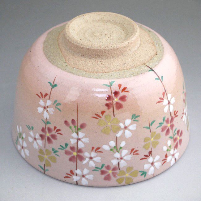 京焼 清水焼 抹茶碗 ピンクしだれ桜 亨 : 松韻堂 Yahoo!店 - 通販