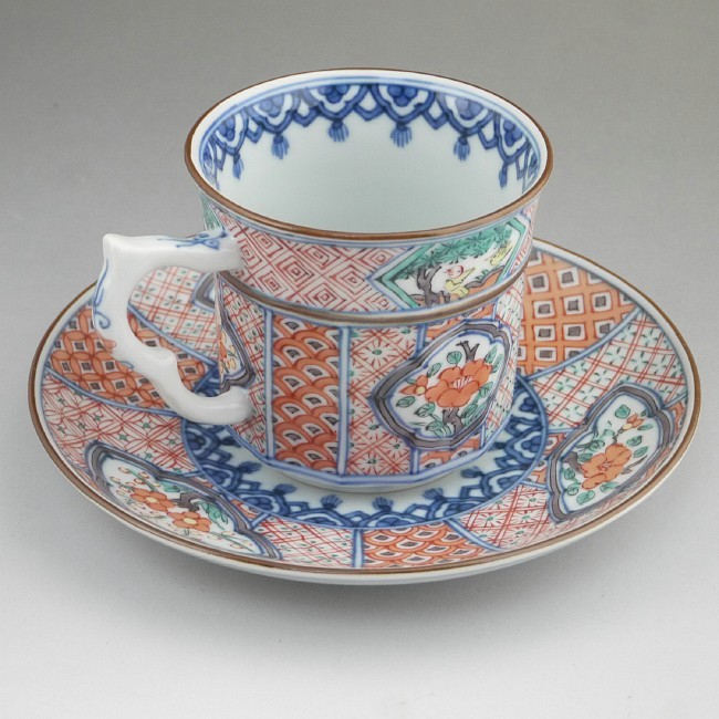 京焼 清水焼 色絵祥瑞コーヒー茶碗 昭阿弥 : 10705 : 松韻堂 Yahoo!店