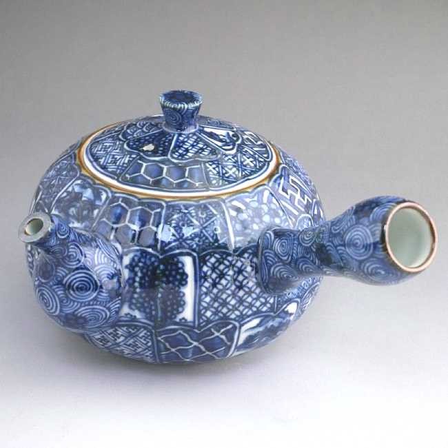 京焼 清水焼 菊彫祥瑞急須 壹楽 : 松韻堂 Yahoo!店 - 通販 - Yahoo