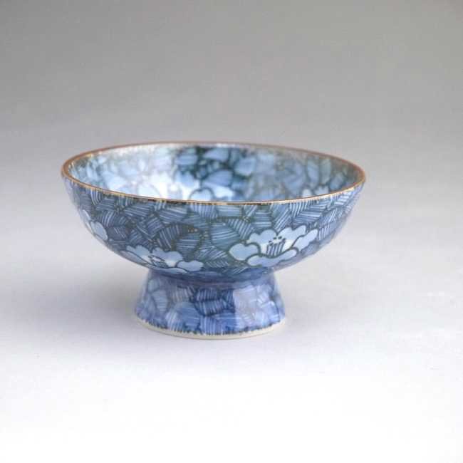 京焼 清水焼 染付椿詰盃 貴史 小 : 松韻堂 Yahoo!店 - 通販 - Yahoo