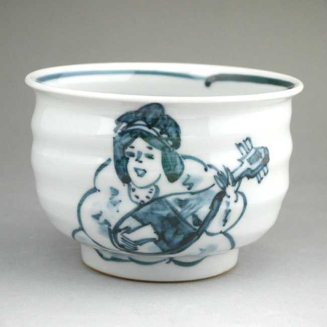 京焼 清水焼 染付弁天汲出碗 六斎 幸之介 単品 : 松韻堂 Yahoo!店