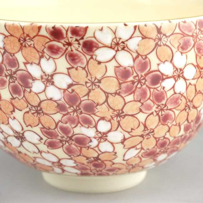 金彩 巻き絵 雪華雪輪〜yukiwa〜 抹茶茶碗 茶碗・めし碗 清香