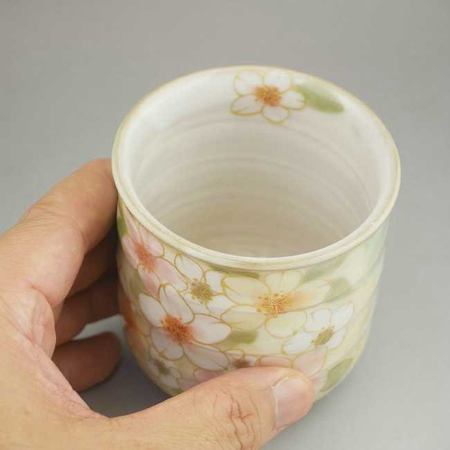 京焼 清水焼 桜ほのか湯呑 陶あん 大 : 松韻堂 Yahoo!店 - 通販
